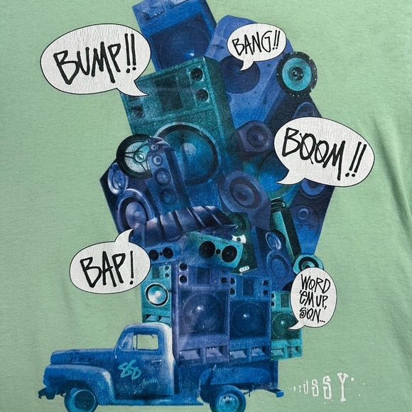 Vintage Stussy Boombox Truck T-shirt Medium - Picture 4 of 4